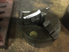 1 x Poland 3204 -125 - 3-Jaw Chuck with Safety Wrench