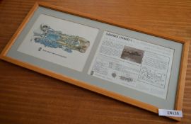 1 x Rolls Royce Gnome Turboshaft Framed Picture - Gnome H1400-1 for the Westland Sea King and