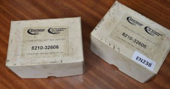 2 x Sets of Pratt Burnerd 315mm Soft Scroll Block Jaws - Type 8210-32606 - With Original Box - CL202
