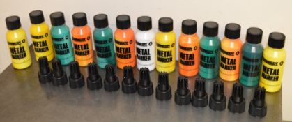 13 x Kennedy Metal Marker Pens - Various Colours Included - New and Unused - CL202 - Ref ENTF -