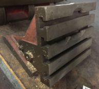 1 x Large AdjustableTilting Heavy Casting with T Slot surface with Swivel Angle Plate for Precision