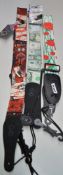 3 x Guitar Straps - Brands Include Levys and TGI - CL022 - Ref SC057 - Location: Altrincham WA14