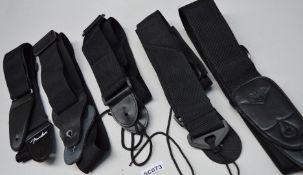 5 x Guitar Straps - Brands Include Fender - CL022 - Ref SC073 - Location: Altrincham WA14