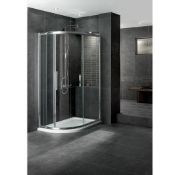 1 x Vogue SULIS 1100mm Sliding Door Enclosure - Includes Sulis 1100mm Sliding Door and 800mm Side