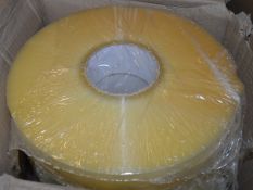 6 x Rolls of Clear Hot Melt Tape - 48mm x 990m Per Roll - CL185 - Unused Stock - Ref DRT0058 -