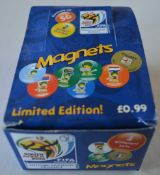 20 x Boxes of Fifa World Cup South Africa 2010 Magnets - Each Box Contains 32 Magnets - 640 Fifa