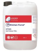 1 x EcoForce 20 Litre Soft Water MDL - Commerical Dishwasher Detergent - Premiere Products - Brand