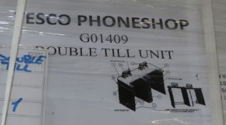 1 x Tesco Phoneshop Double Till Unit, Unopened - Ref: DRT0199 - CL185 - Location: Stoke-on-Trent ST3