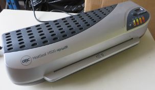 1 x GBC Heatseal H520 High Speed A3 Laminator - Untested - Ref: DRT0122 - CL185 - Location: Stoke-on