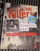52 x Serial Killers Volume 1 Book and DVD (Fred and Rosemary West) - Ref: DRT0190 - CL185 - Location