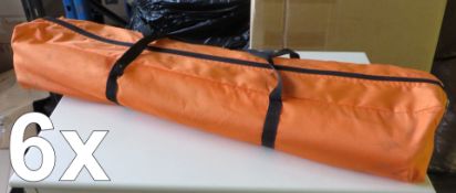 6 x Sets of 6 Kwik Cross Hurdles with Bag - New - Ref: DRT0152 - CL185 - Location: Stoke-on-Trent ST