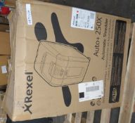 1 x Rexel Auto+ 250X Automatic Shredder - Untested - Ref: DRT0156 - CL185 - Location: Stoke-on-Trent