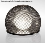 1 x FENDI Agata Small Table Lamp **Requires Repair, Please Read Discription** Diameter 25cm, Hight