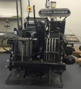1 x Original Heidelberg Windmill Press - CL171 - Location: London, N4