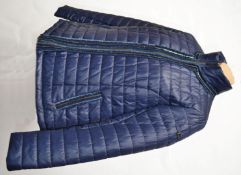 1 x Steilmann Kirsten Size 12 Womens Rich Blue Quilted Coat / Jacket - CL210 - Ref SC1052 -