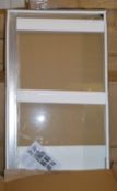 1 x Vogue Bathrooms OPTIONS Bathscreen - Size 850x1400MM - Polished Chrome - 4mm Clear Glass -