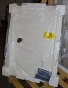1 x Slimline Shower Tray - 1100x800mm - Model TR36 - Unused Stock - CL190 - Ref BR016 - Location: