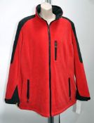 1 x Steilmann KSTN By Kirsten Womens Easy Care Coat In Red - Features Fleece Outer Fabric, Zipped