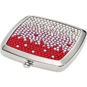 15 x ICE LONDON Graduated Princess Silver Plated Compact Mirrors - MADE WITH 
