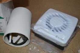 1 x Xpelair DX100T 100mm Axial Exrtract Fan With Mounting Kit - Unused Stock - CL190 - Ref JP077 -