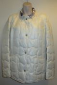 1 x Steilmann Kirsten Size 12 Womens Cream Quilted Coat / Jacket - CL210 - Ref SC1003 - Location: