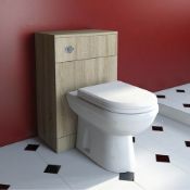 1 x Sienna Oak 330mm Back to Wall Cabinet - Unused Stock - CL190 - Ref BR058 - Location: Bolton
