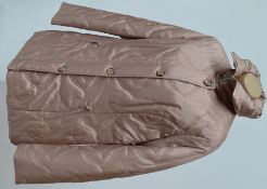 1 x Steilmann Kirsten Size 12 Womens Tan Quilted Coat / Jacket - CL210 - Ref SC1046 - Location: