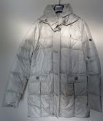 1 x Steilmann Kirsten Size 12 Womens Pearlescent Quilted Coat / Jacket - CL210 - Ref SC1032 -