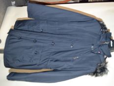 1 x Steilmann Kirsten Womens Hooded Coat - CL210 - Ref SC2099 - Location: Altrincham WA14 EU Size 38