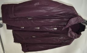 1 x Steilmann Kirsten Womens Deep Purple Coat / Jacket - CL210 - Ref SC2064 - Location: Altrincham