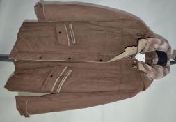 1 x Steilmann Kirsten Womens Brown Hooded Coat - CL210 - Ref SC2063 - Location: Altrincham WA14