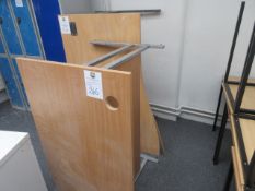 Cantilever computer desks, Qty 2