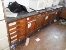 Cupboards and drawers. Beautiful hardwood, lovely