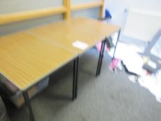 600mm x 600mm tables, Qty 3.