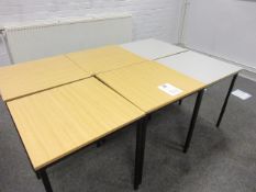 600mm x 600mm tables, Qty 10.