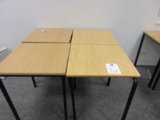 600mm x 600mm tables, Qty 4.