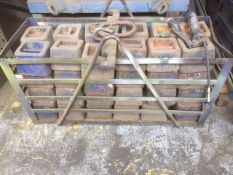 Hand Weights - 80 x 25kg each with cages.