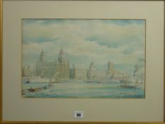 GORDON HEMM (of Liverpool, see page 715 of Buckman) fine architectural study of the Liver