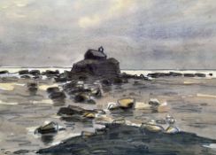 SIR KYFFIN WILLIAMS RA limited edition (65/750) & (128/750) pair of prints - Anglesey coastal