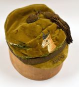 1906 SPRINGBOK RUGBY UNION CAP FOR J S Le ROUX Condition: colours held, some tears and fraying