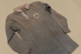 1935 IRELAND INTERNATIONAL JERSEY MATCH WORN BY BOB GRAVES (1909-1990) IRELAND v NEW ZEALAND
