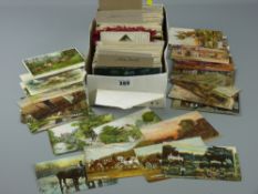 Postcards - a large parcel of early birthday and other postcards