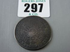 A 1693 silver half crown