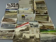 Postcards - a parcel of postcards relating to windmills, waterfalls, World War I and Welsh