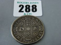 A 1676 silver half crown
