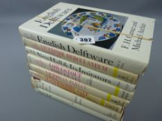 Ceramic Reference Books - 'English Delft Ware' by F H Garner and Michael Archer, 1972 edition, '