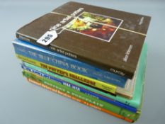 Ceramic Reference Books - titles include 'Nine Artist Potters', 'The Blue China Book', 'Bernard