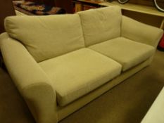 A modern Next upholstered large two seater settee, 87 x 208 cms