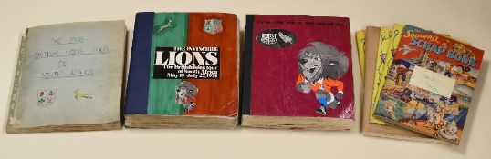 EIGHT COMPREHENSIVE SCRAP-BOOKS CONTAINING PRINTED ARTICLES RELATING TO BRITISH LIONS TOURS, 1959,