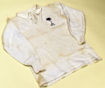 VINTAGE FIJI RUGBY UNION INTERNATIONAL JERSEY, CIRCA 1970s, No.16 stitched panel to reverse,